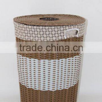 Fabric covered decorative Storage baskets