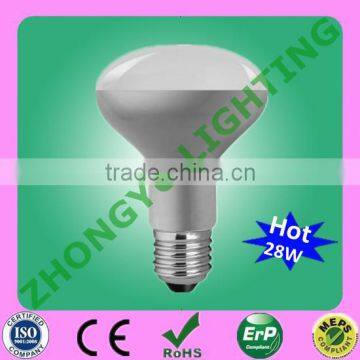 R80 220-240V 28W reflector forsted bulb halogen lamp E27