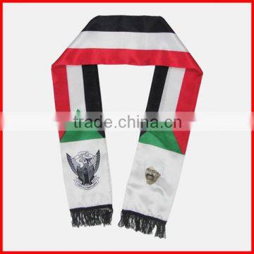 2015 Fun and Durable Scarf,promotion National Scarf,130*14cm Sudan Scarf photo-2