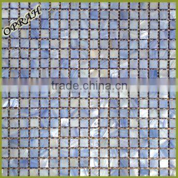 lavender color mother of pearl shell mosaic for hotel wall