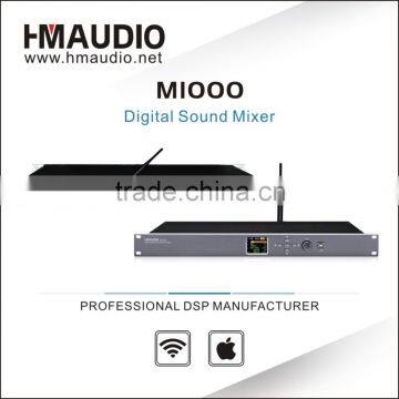 M1000 New Arrival 1U professional Conference Room Sound System Mixer