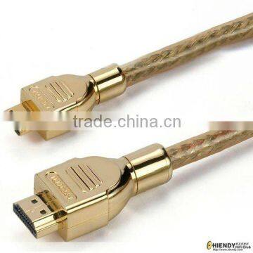 24k gold plated hdmi cable 1.4v for use in HDTV, home theater, DVD player