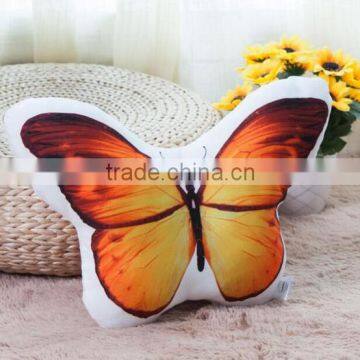 2016 3D digital photo printed cushion cover,animal shape with pp cotton filling