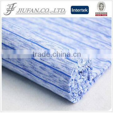 south cotton dress material of cotton stripe fabric and 2x2 rib knit fabric