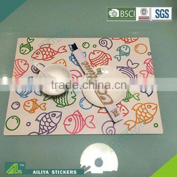 cartoon laser 3D eco-friendly OEM factory customized childrens place mats