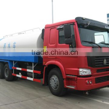 20000L SINOTRUK HOWO 6*4 Water Tanker Truck/sprikler water truck 290hp