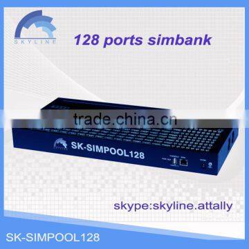 128 ports simbank again sim block remote control server software QOS support simbank