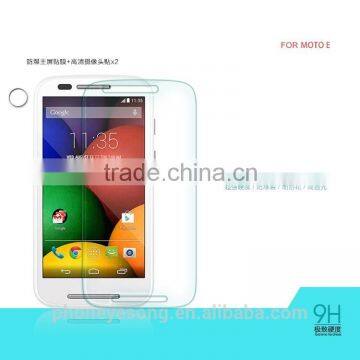 Mobile phone Tempered Glass Screen protector for MOTO E