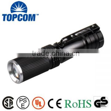 TP - 805 3 Modes Aluminum 3W Powerful LED MINI Flashlight With Clip