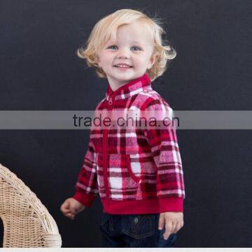 DB396 red gird davebella 2014 spring/autumn new arrival flour printed baby coat babi outwear baby clothes