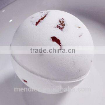 Mendior Morocco oil & Milk bath bomb/fizzer dry flower essence oil relax bath salt bubble 7cm customized 30 g to 200 g