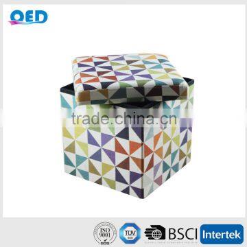 Custom Printing Folding Foot Stool Cube