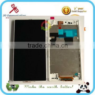 Replacement lcd touch screen for sony xperia z ultra lte c6833 lcd digitizer for sony xperia z ultra lcd touch+frame assembly