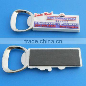 3D magnetic pvc letters bottle opener for promotion