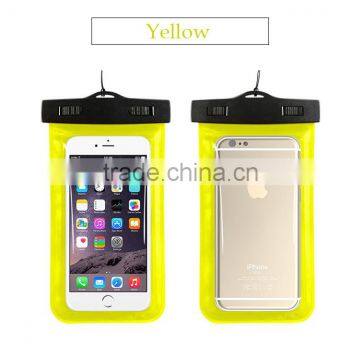 YZTEK Hot Sale Transparent Waterproof Underwater Pouch Dry Bag Case Cover For IPhone Cell Phone Touchscreen Mobile Phone