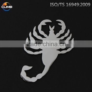 China chrome polished metal letters for car emblem as gifts promotion for automobiles motorcycles