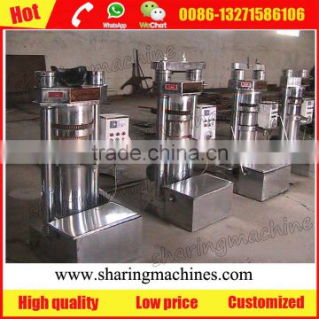 High oil-pressing ratio Hydraulic almond oil extraction machine for sale