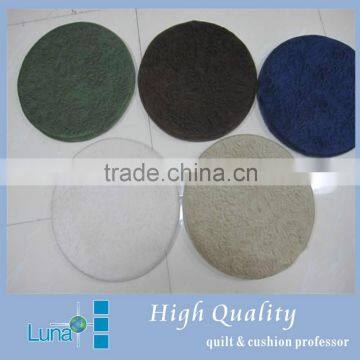 solid embrpidery round cushion