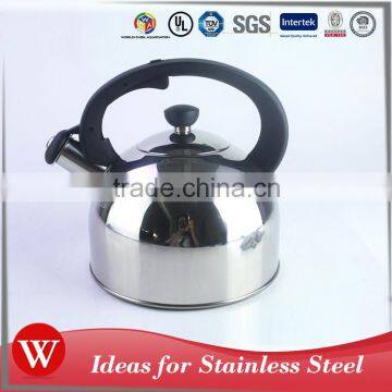 Non electric induction water jug tea whistling kettle stainless steel kettle