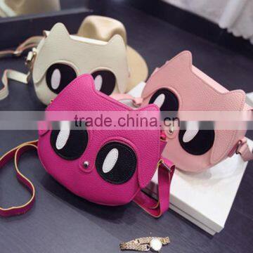 2016 New Design Coin Wallet Cute Design Change Wallet Big Eye Cat Wallet photo-3