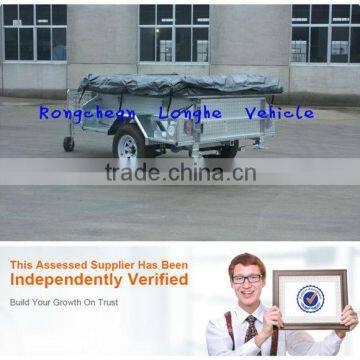 full sealed design hot dipped galvanized rongcheng tent trailers