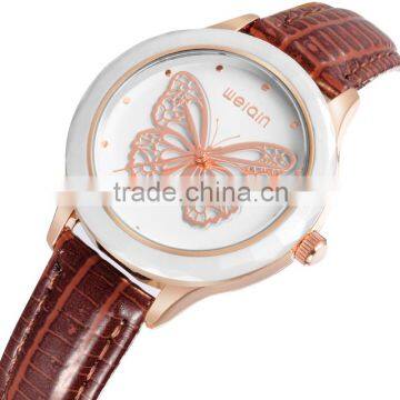 2016 new product WEIQIN W40010 ladies butterfly watch leather watch                        
                                                                                Supplier's Choice