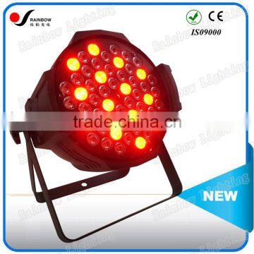 High Quality DMX 512 Colorful 54PCSx3W LED Par Light Stage Lighting With 10,0000 Hours Long Life