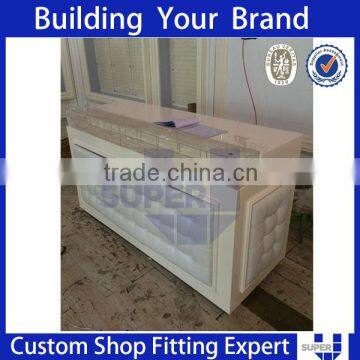 Retail Shop Wood Counter Display Modern Clothing Store Display Counter photo-3