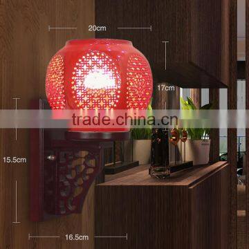 China Red Hollow Wall Light Lamp Lights Indoor Wall Light photo-2