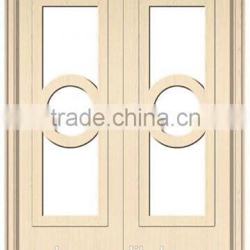 Eco-friendly free paint glass japanese wood bead door