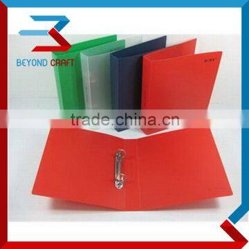 A4 A5 size PP clear POLY ring clip binder D shape 2 rings