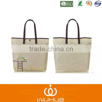 New Rare Cool Letter Print 300D Nylon Reusable Shopping Shoulder Tote Eco Bag