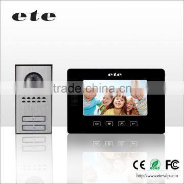 7" TFT LCD homemade video door intercom system ring doorbell video video portafon