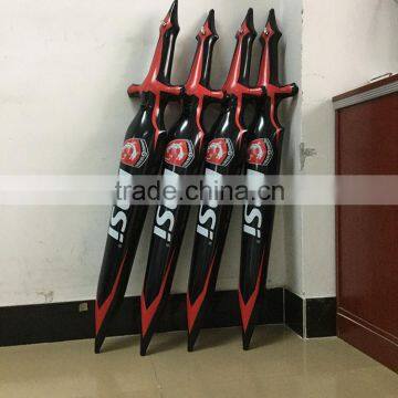 custom design company promotion black inflatable toy sword