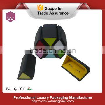 Fashionable paper cufflink box, wholesale colorful box for cufflink