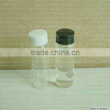 4ml glass vial with screw plastic cap, glass bottle, cosmetic glass bottle(ITEM:H-4ML)