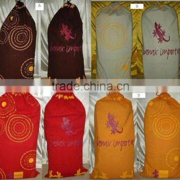 Cotton Drawstring Printed shopping bag