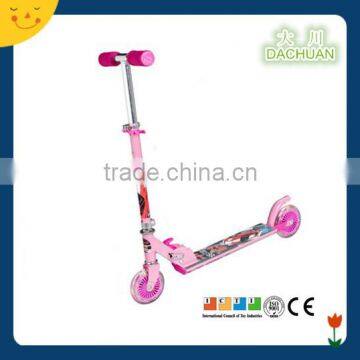 kick scooter with lighting wheels