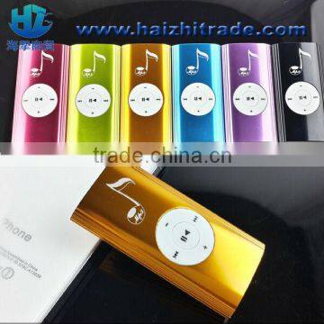 Popular metal mini clip mp3 players China mp3 player factory