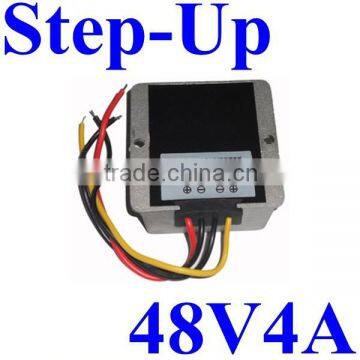 dc-dc power step up converter 12V 24V to 48V voltage regulator booster 4A power supply module