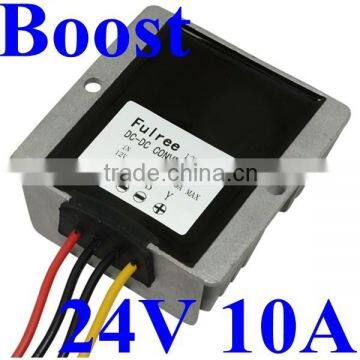 12v to 24v dc converter for cars 9-24v to 24v step up voltage regulator 0-7A 8A 10Amax 240W power supply warterproof