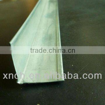 Galvanized profile for gypsum board perforated corner materials for wall