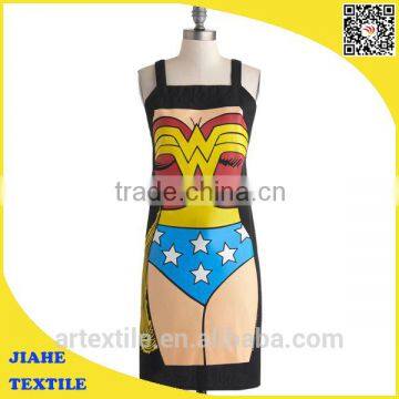 Heat Transfer Printing Ladies Sexy Aprons,sexy Kitchen Apron photo-4