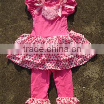 New design! child pettiskirt with pant in set