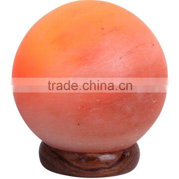 Great Relaxing Himalayan Rock Salt Lamp Globe Shape