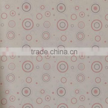 K5591circle bubble foam design girl wallpaper for baby