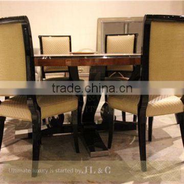 New JT03-01 marble top mdf dining table from lastest designs 2014 (China supplier)