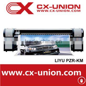 10 feet large format Liyu PZR-KM konica digital flex photo printing machine