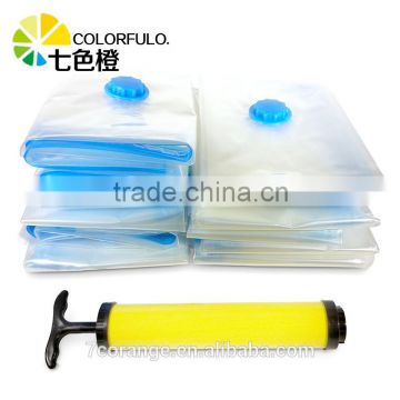 Factory price high quality large vacuum storage bag with pump