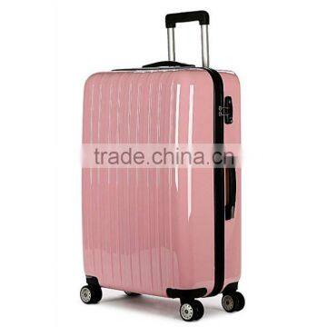 PC/ABS pink luggage cheap price wholesale